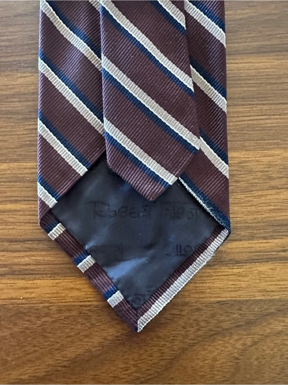 Robert Talbott Burgundy Stripe Tie